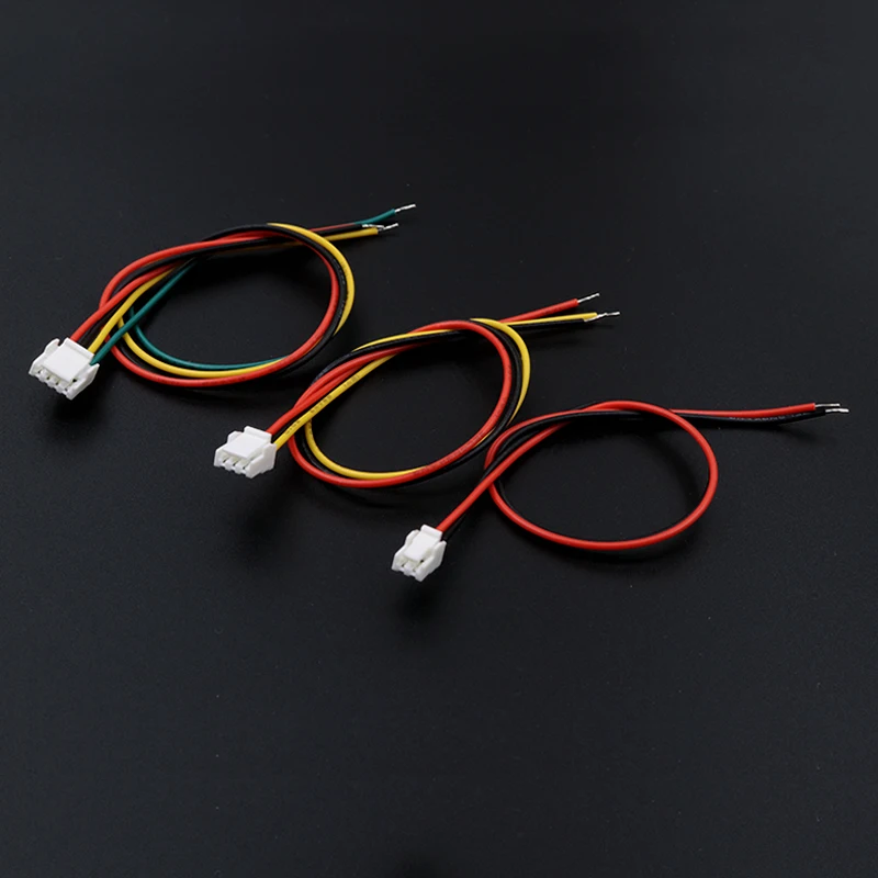 5/10PCS GH1.25 2-8Pin Female Connector with Wire - 15cm 28AWG Single/Double End Cable for Micro-Devices