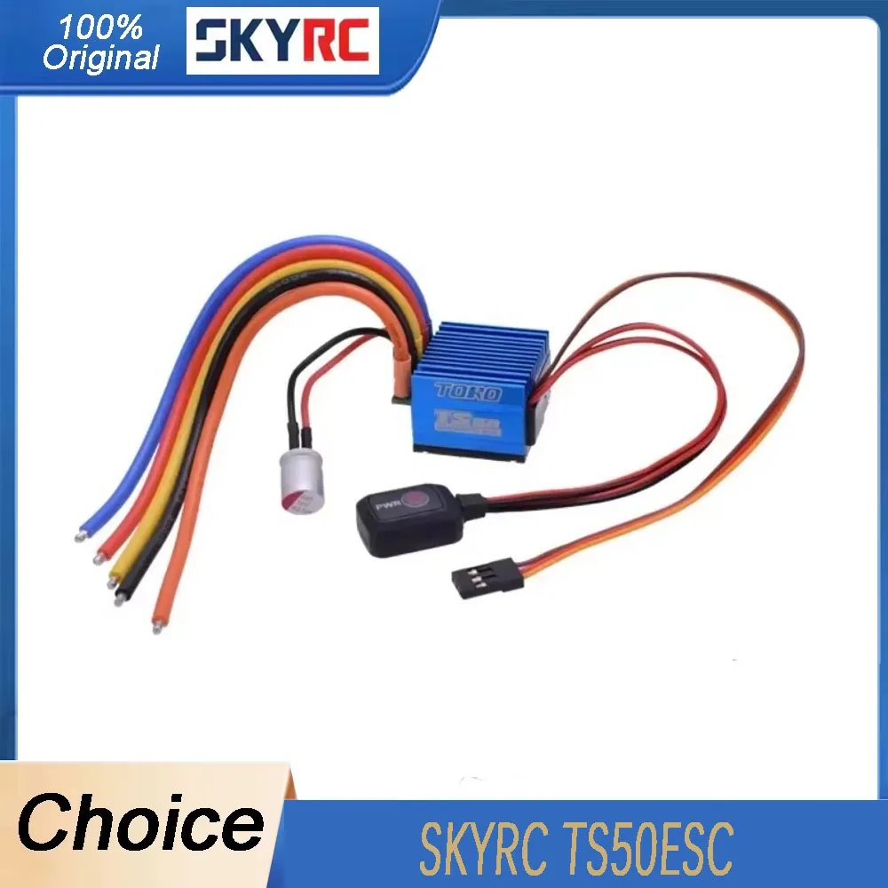 

SKYRC TS50 50A Brushless Sensored ESC with 6V/2A BEC Support Sensor Sensorless Brushless Motor for 1/10 Buggy Touring Car