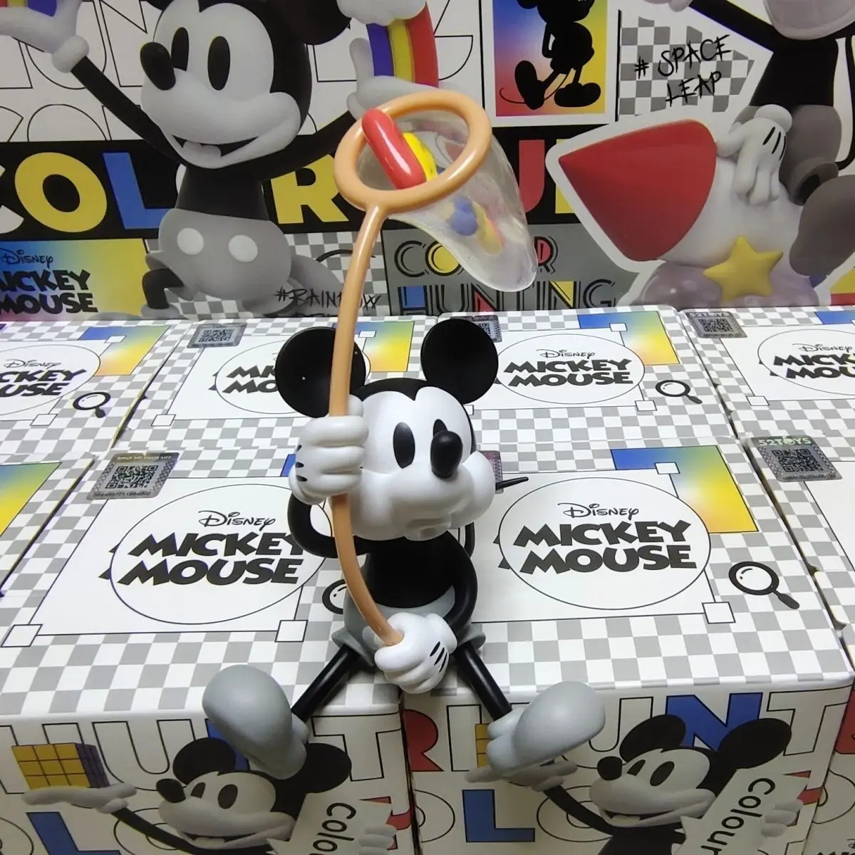 Kawaii Disney Blind Box Mickey Op Zoek Naar Kleur Serie Actie Figuur Mystery Box Schattig Meisje Pvc Model Kids Speelgoed Gok Bag Pop