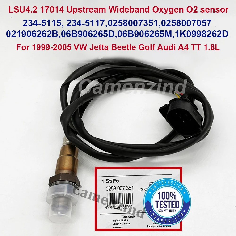 

Датчик кислорода LSU4.2 17014 Upstream PLX AFR Wideband O2 (широкополосный) 17351 0258007351 0258007057 021906262B 06B906265D 06B906265M 1K0998262D