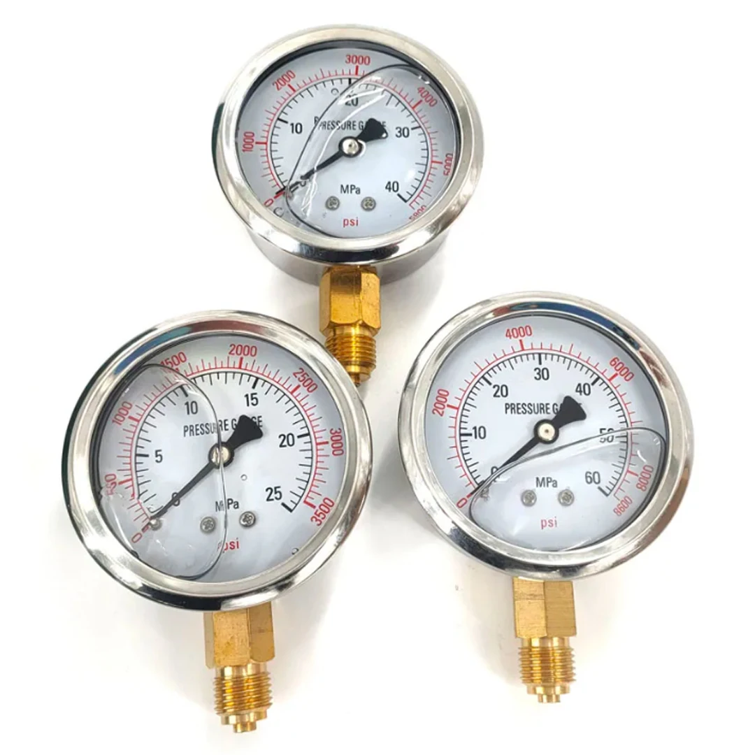 Excavator Pressure Test Kit Cheaper Hydraulic Pressure Gauge Device 6 Test Couplings 3 Pressure Gauges 3 Test Hose