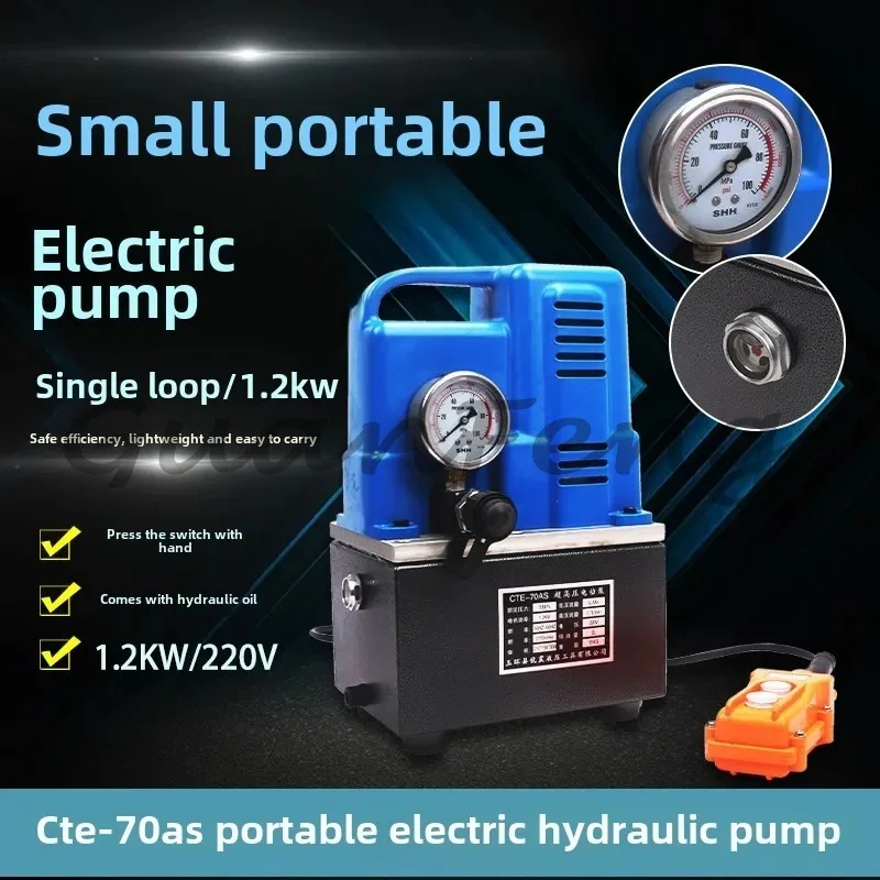 Electric Hydraulic Portable High-Pressure Cte70-As Gauge Machine Hydraulics Pump