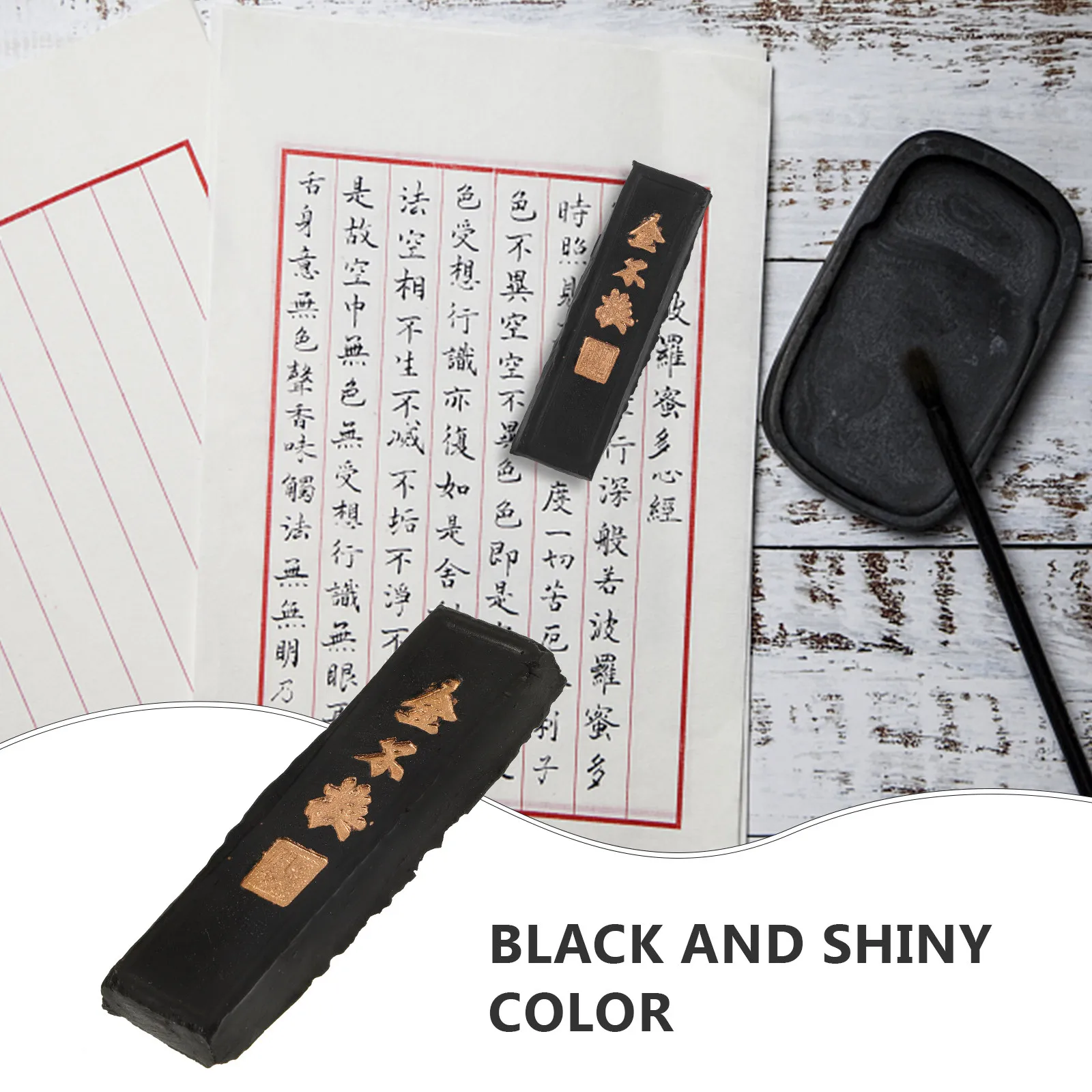 Natural Ink Stick for Calligraphy – Fine Firm Block, Ideal for Beginners, Students & Artists
