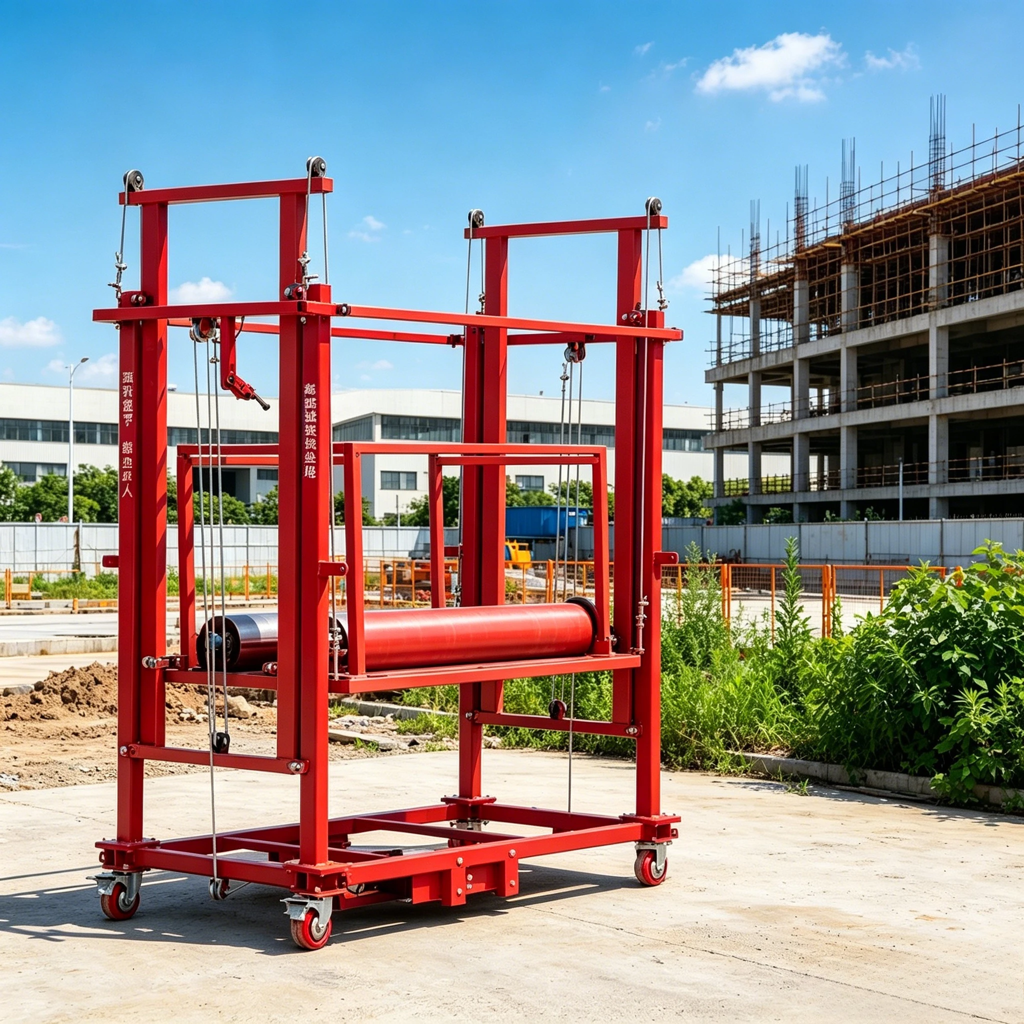 Customized 4m 6m 8m Full Automatic Aerial Work Electric Scaffold Lift Stationary Lift Scaffolding Hydraulic Lift