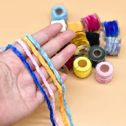 Chenilla oropel multicolor para atar moscas de pesca