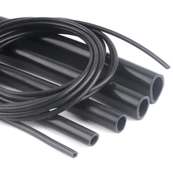 1/3/5M Lot I.D 1~23mm Black Silicone Tube Flexible Aquarium Air Pump Soft Rubber Hose Heat Resistant High Presure Fuel Tank Pipe