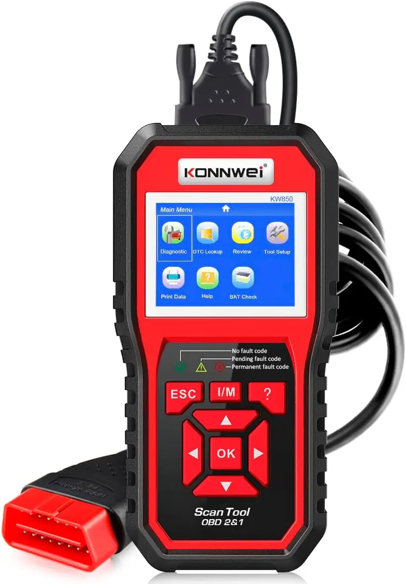 

KW850 Professional OBD2 Scanner for OBD II Cars 1996+ Check Engine Light Diagnostic Tool