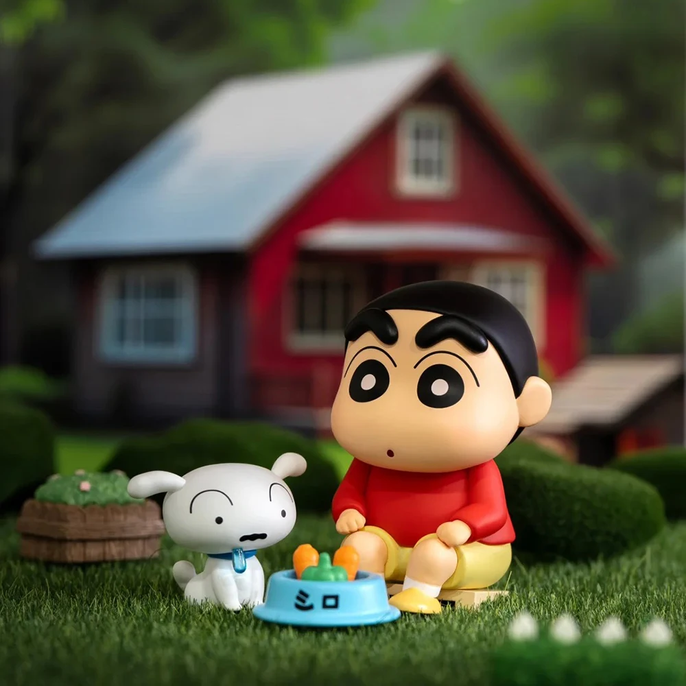 Toptoy Crayon Shin-Chan Shiro Series Blind Box – handgefertigte Alltagsspiel-Ornamente, trendiges Sammlerspielzeug als Geschenk