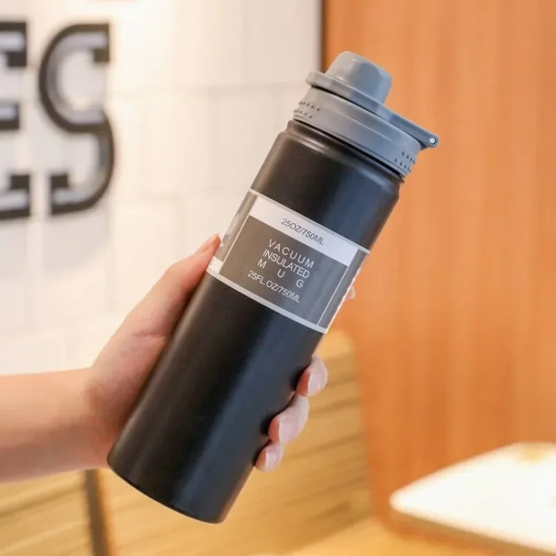 Termo para Niños Portátil Deportivo en Acero Inoxidable 750ml