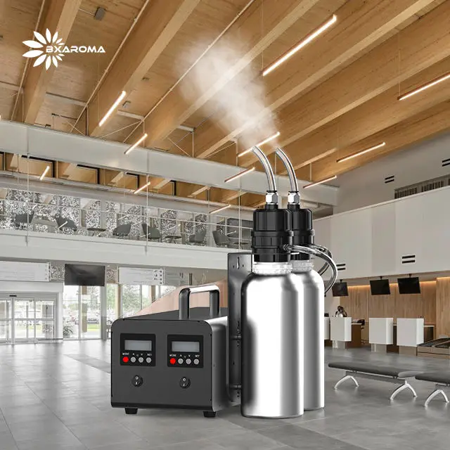 

Commercial Power Smart Aroma Diffuser Fragrance Diffuser Machine HVAC System Wifi Air Scent Difusor Industriales 2000ml Black