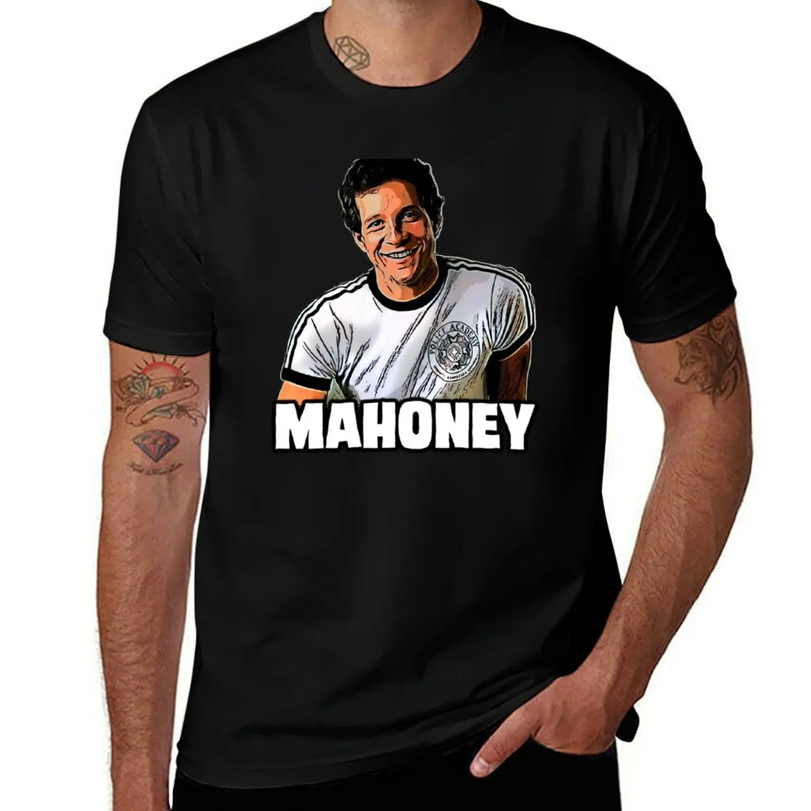 

Mahoney T-Shirt cute tops plus size clothes sweat cotton t shirt men