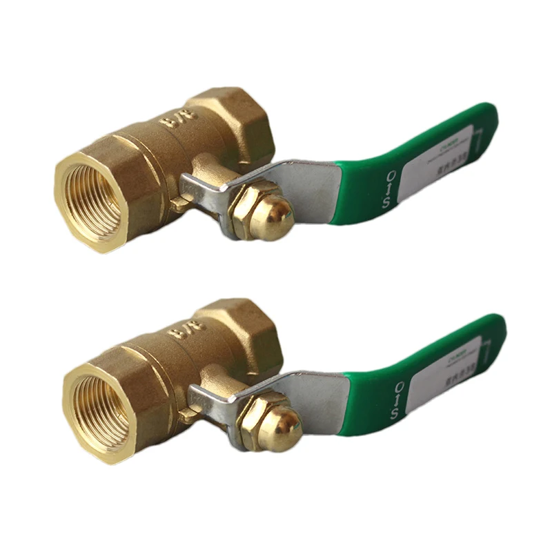 Brass Ball Valve Thickened Handle G1/2 G3/4 G1 Female Male  For Hot Water Gas Valve Tap Water Outlet Switch