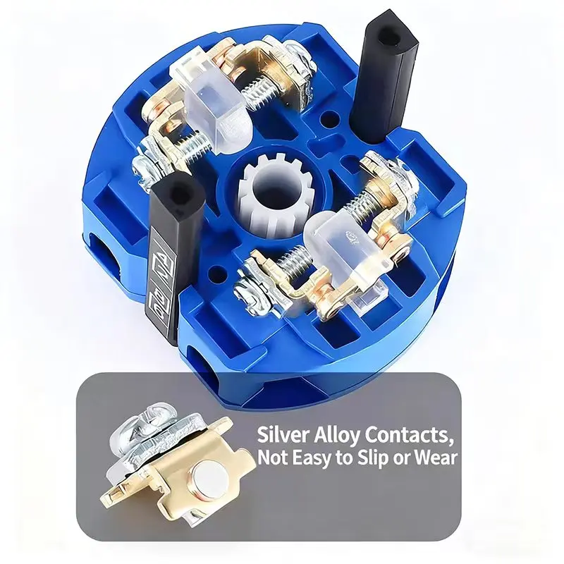 LW26-20/2GS 20A 25A 4 أقطاب مفتاح نقل الكاميرا الدوارة، 2 موضع مفتاح التحول ON-OFF مع قفل 8 محطات المفتاح الرئيسي #3