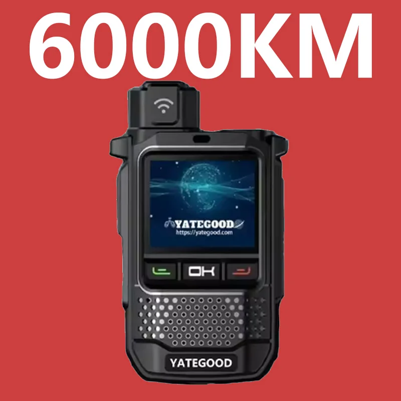 YATEGOOD G650 Walkie Talkie Portabel Genggam dengan Daya Tahan Baterai Lama, Interkom Tanpa Batas Jarak, Mendukung Komunikasi 4G, Jangkauan 5000KM