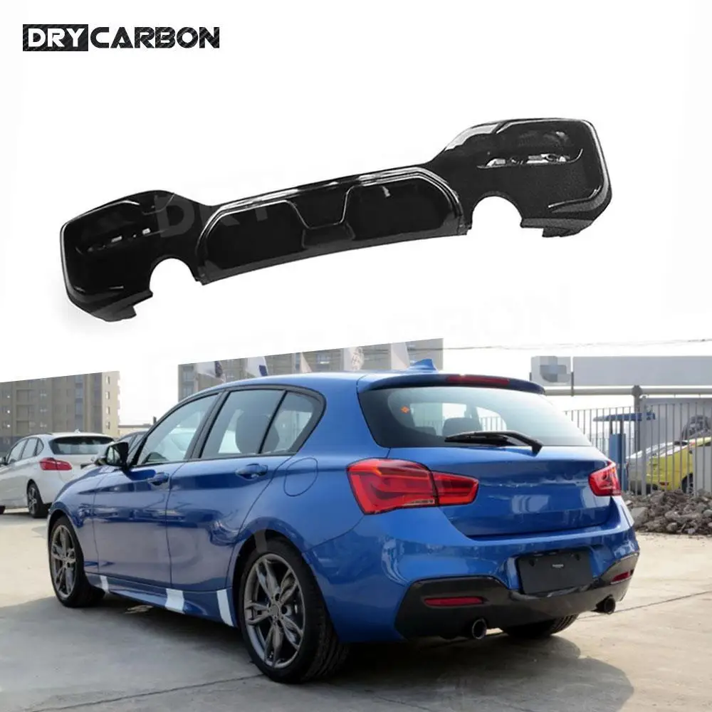 

for F20 Gloss Black Rear Bumper Diffuser Lip Bodykits O-O/OO-OO for BMW 1 Series M Sport M135i M140i 2015 2016 2017 2018