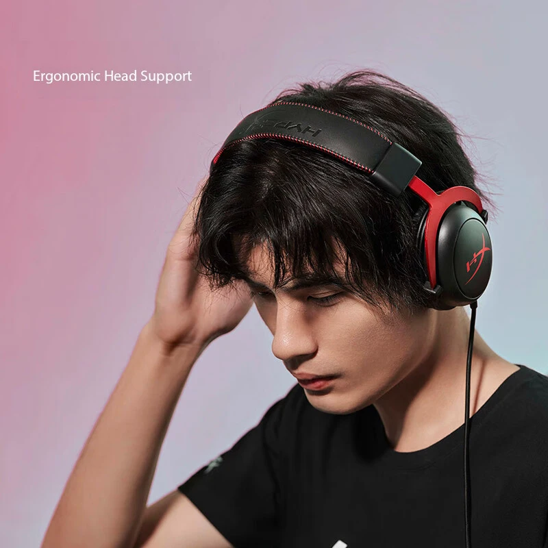 HYPERXE Cloud II xtremely Unknown wired virtual 7.1 surround sound listening position recognition headset with microphone comp