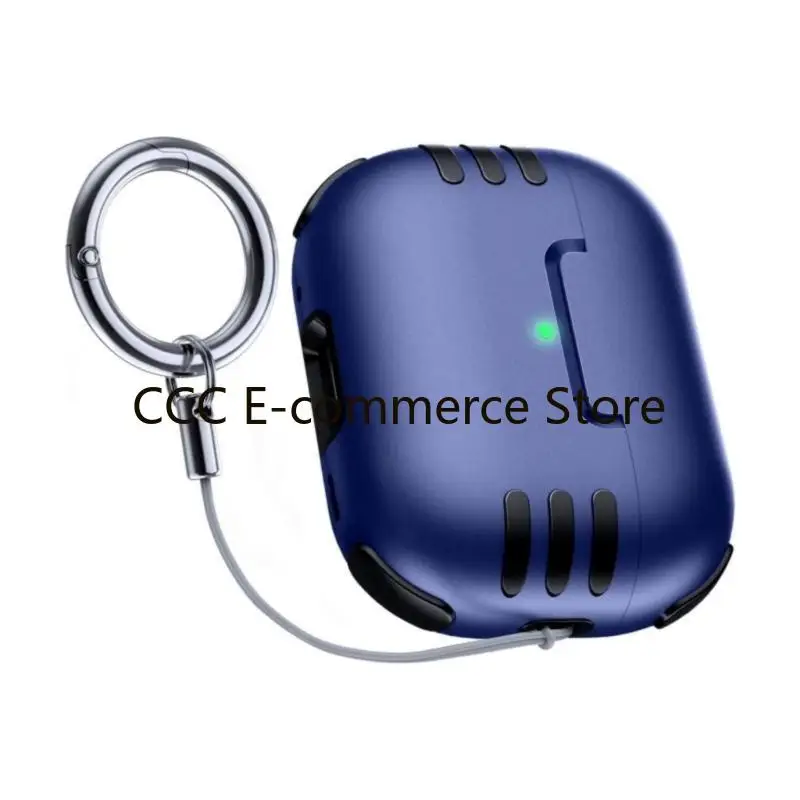 Compactly Case for Protective Cover Headphone Reinforced PC Structure Shockproof Exterior Carabiner Clip R58A