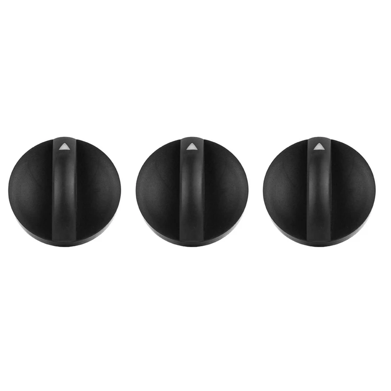 3X Car Air Condition A/C Panel Control Switch Knob Black For Toyota Hilux Vigo 2004-2011 55905-0K011 559050K011