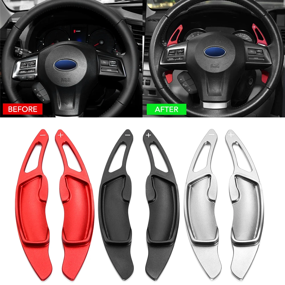 

Auto Shift Paddles For XV Legacy Forester Outback Impreza WRX Car Accessories Steering Wheel Paddle Shifter Extend DSG Sticker