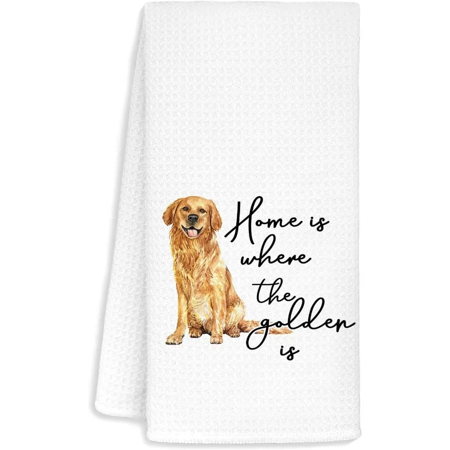 

Gloden Retriever Kitchen Towels Golden Retriever Gts for Women Dog Lover Women Pet Lovers Golden Retriever Christmas Decor Glod