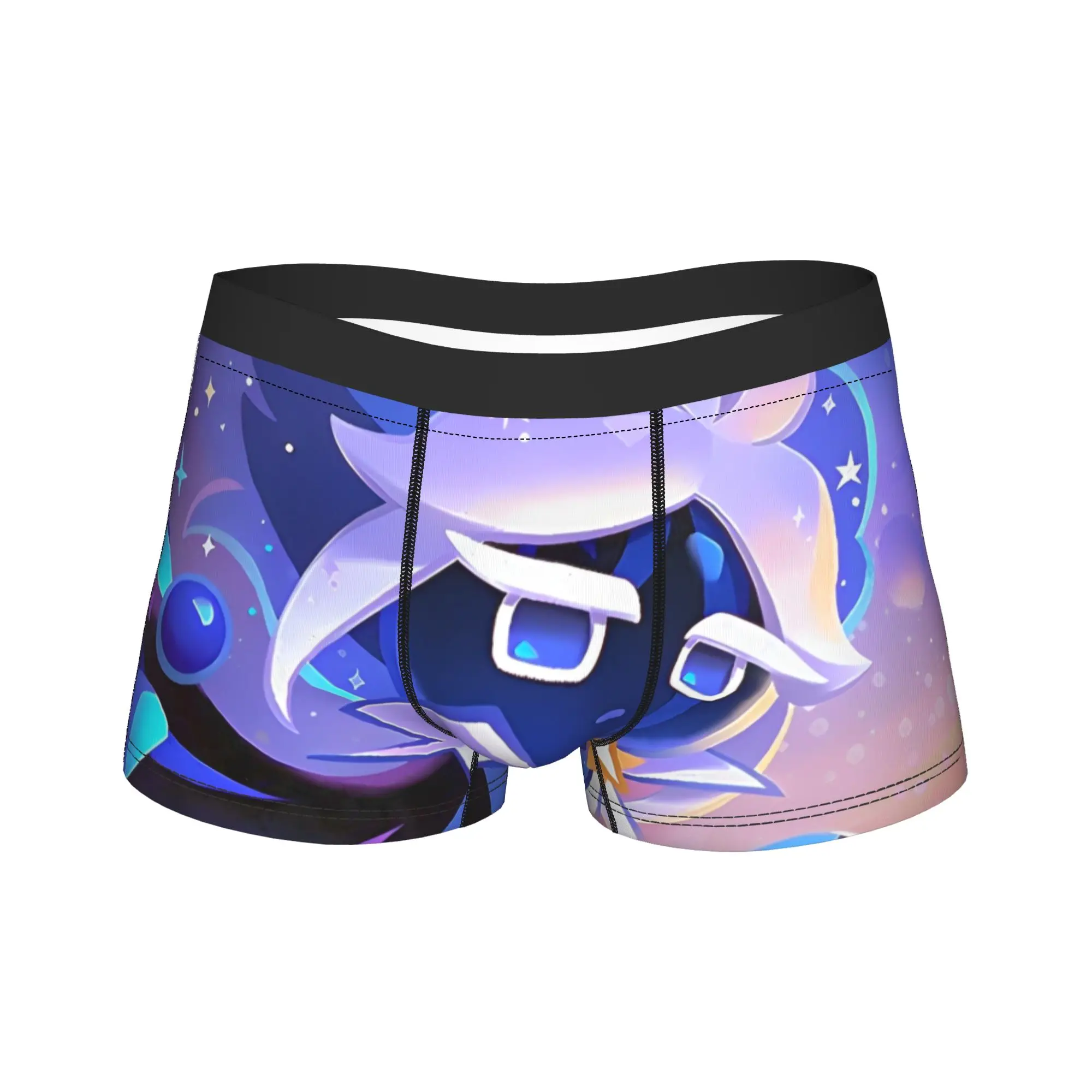 Funny Boxer Stardust Cookie  Shorts Panties Briefs Men's Underwear Cookie Run Kingdom Soft Underpants for Male Plus Size