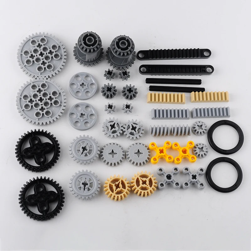 Moc peças técnicas blocos de construção pequenas peças de partículas 9686 2412 kits de acessórios brinquedos para crianças presente tijolos de brinquedo