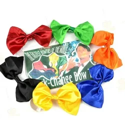 Quick Change Bow Tie Stage Magic Tricks Bow Tie Magic Close Up Magia Props Comedy Gimmicks Funny Illusions Magician Street Bar