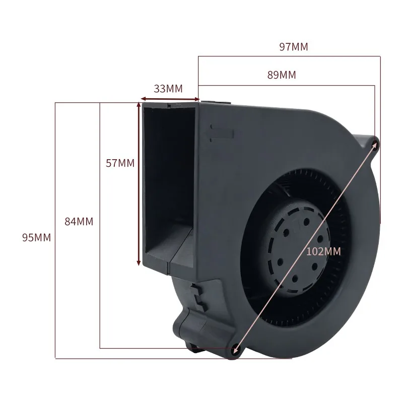 Para SUNON 9733 12V 3.5A PF97331BX-B00C-S99 42W 9,7 CM soplador de alto volumen de aire
