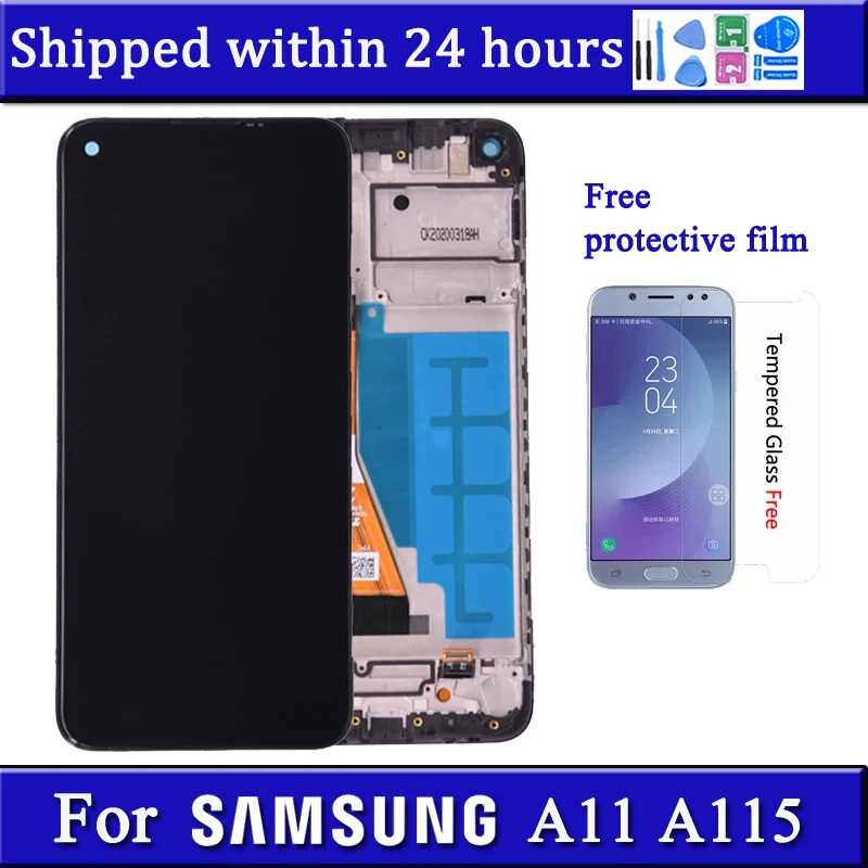 Screen For Samsung Galaxy A11 A115 A115F Display With Touch LCD  Digitizer Assembly Replacement Repair Spare Part