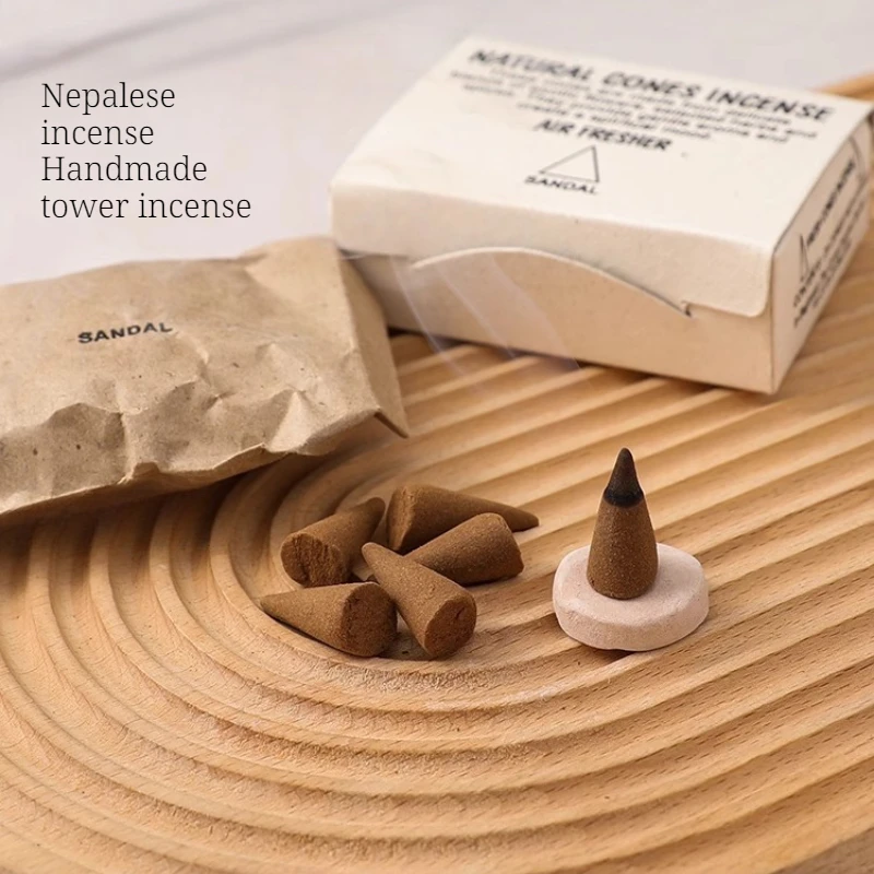 Natural Handcrafted Cone-Shaped Incense Indian Imported Natural Incense Indoor …