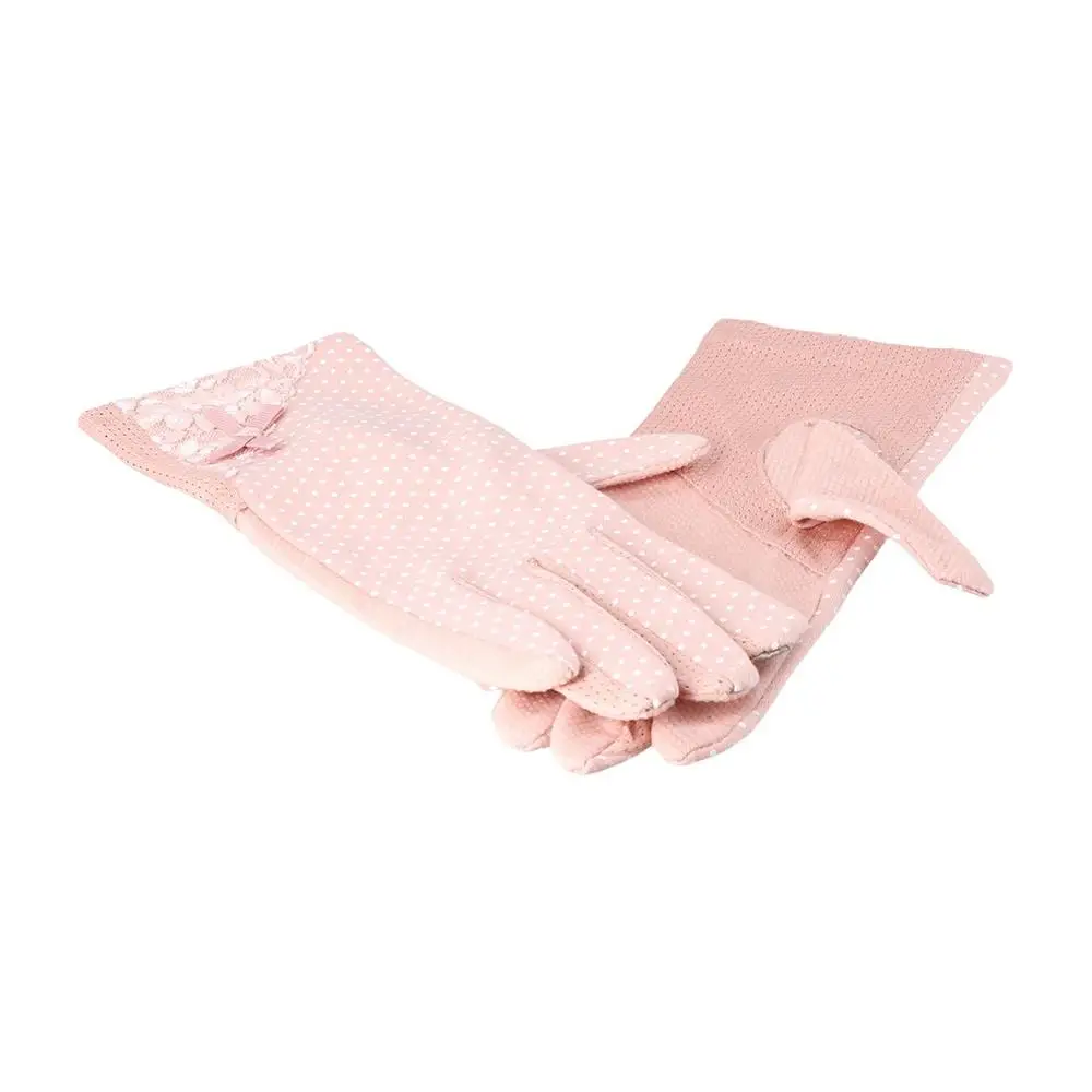 Lady Summer Slip Resistant Anti Uv Breathable Driving Glove Lace Gloves Sunscreen Gloves Touch Screen