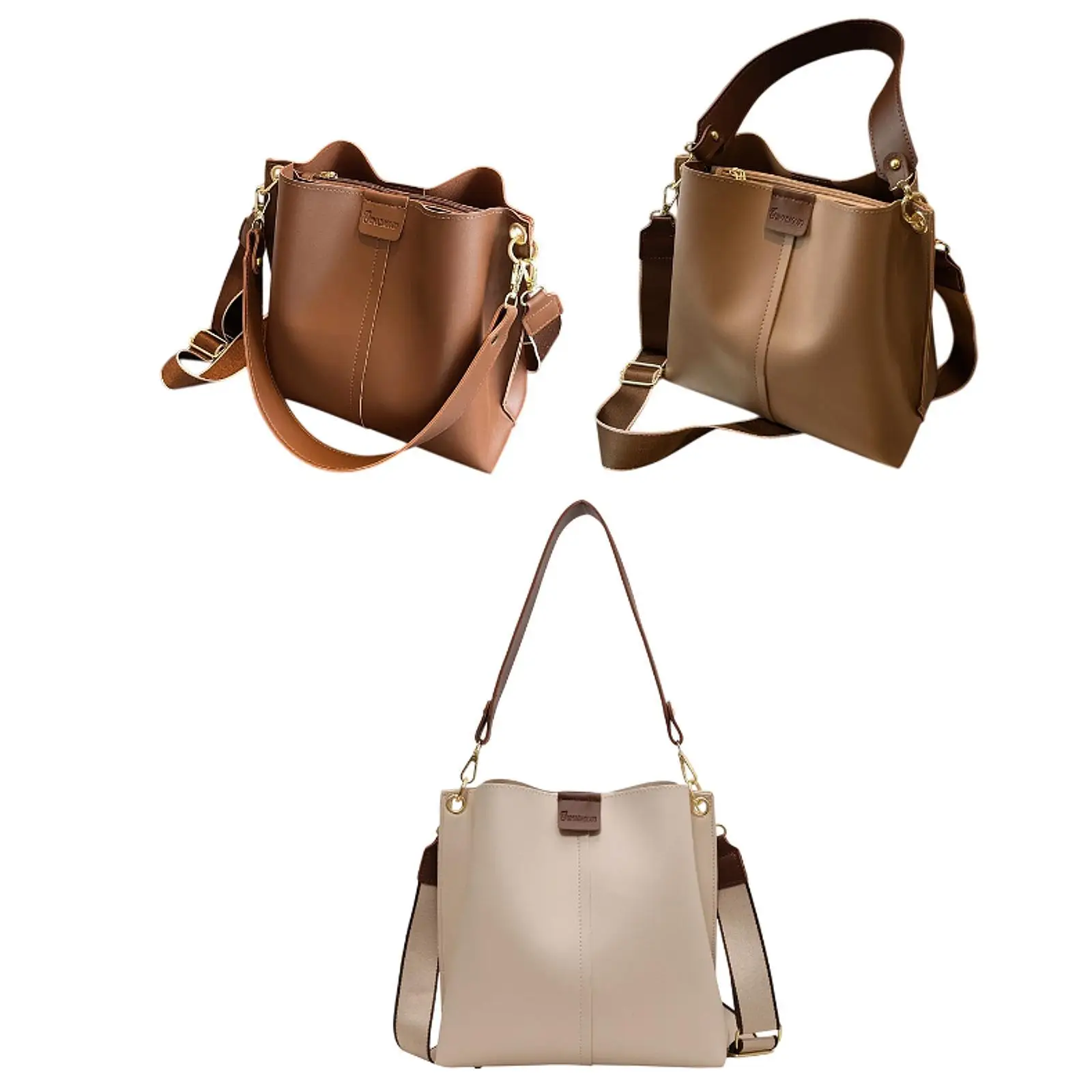 

Женская сумка через плечо, большая вместительная женская сумка из искусственной кожи, модная