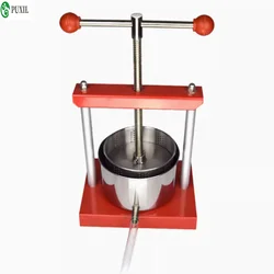 Household Manual Fruit Wine Press Machine 5L Grape Berry Apple Juice Pressing Vegetable Dehydrating Machine Commercial