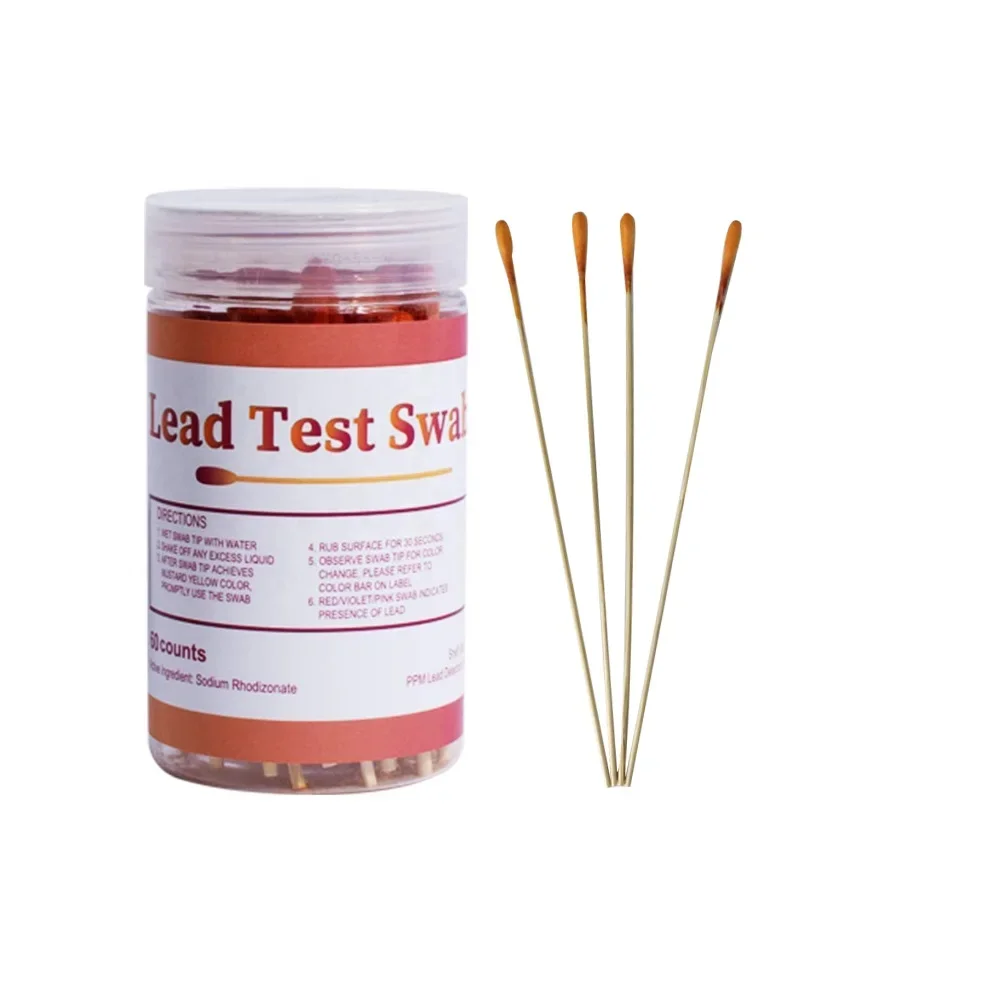 

Accurate Lead Swabs Test with Activator for painted surfaces home lead paint check kit 30 counts