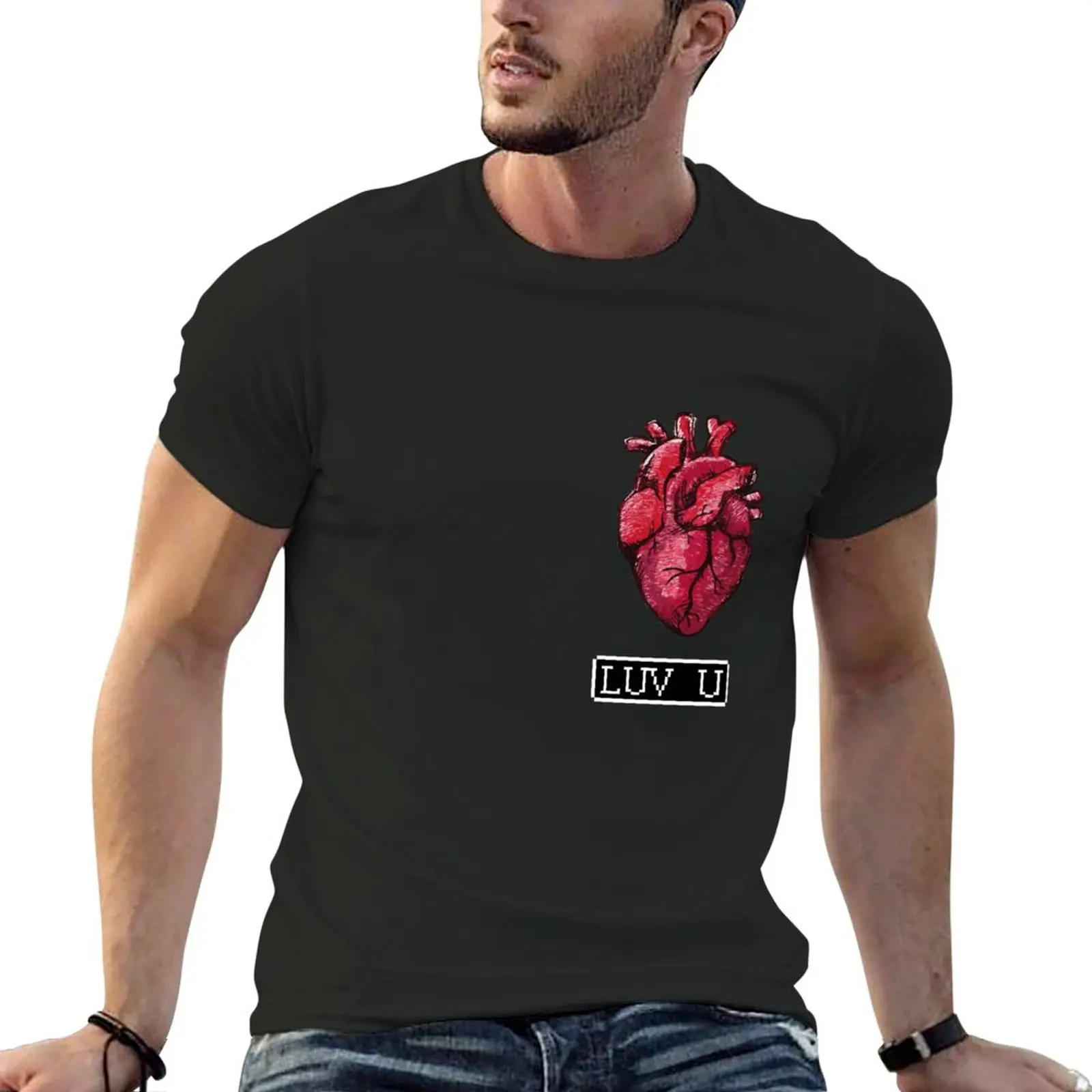 Anatomical Heart T-Shirt aesthetic clothes sweat shirts oversized t shirt funny t shirts for men