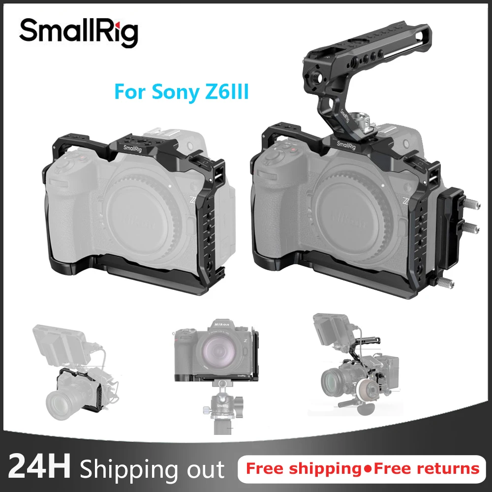 SmallRig Expansion Frame kit Cage for Nikon Z6III with Arca-Swiss Quick Release Plate Built-in Multiple Expansion Interfaces