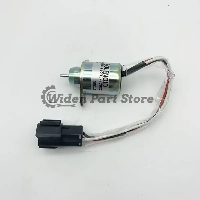 119233-77932 Fuel Shut Off Solenoid Yanmar 1503ES-12S5SUC12S Replace Woodward M810324 for John Deere tractor 12VDC