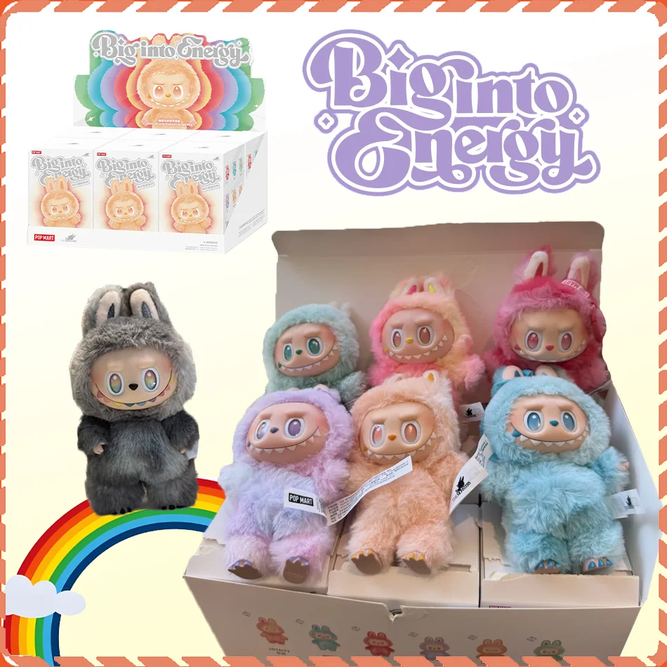 

New LABUBU V3 The Monsters Big Into Energy Series Vinyl Face Doll Anime Action Figures Lovely Labubu Pendant Surprise Gift