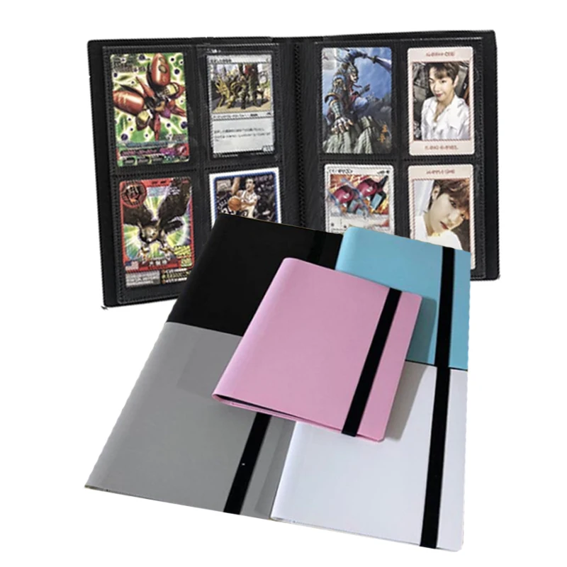 5 colors 160 Capacity Cards Black Albums For Pokemon CCG MTG Magic Yugioh Board Games Cards book Sleeve Holder