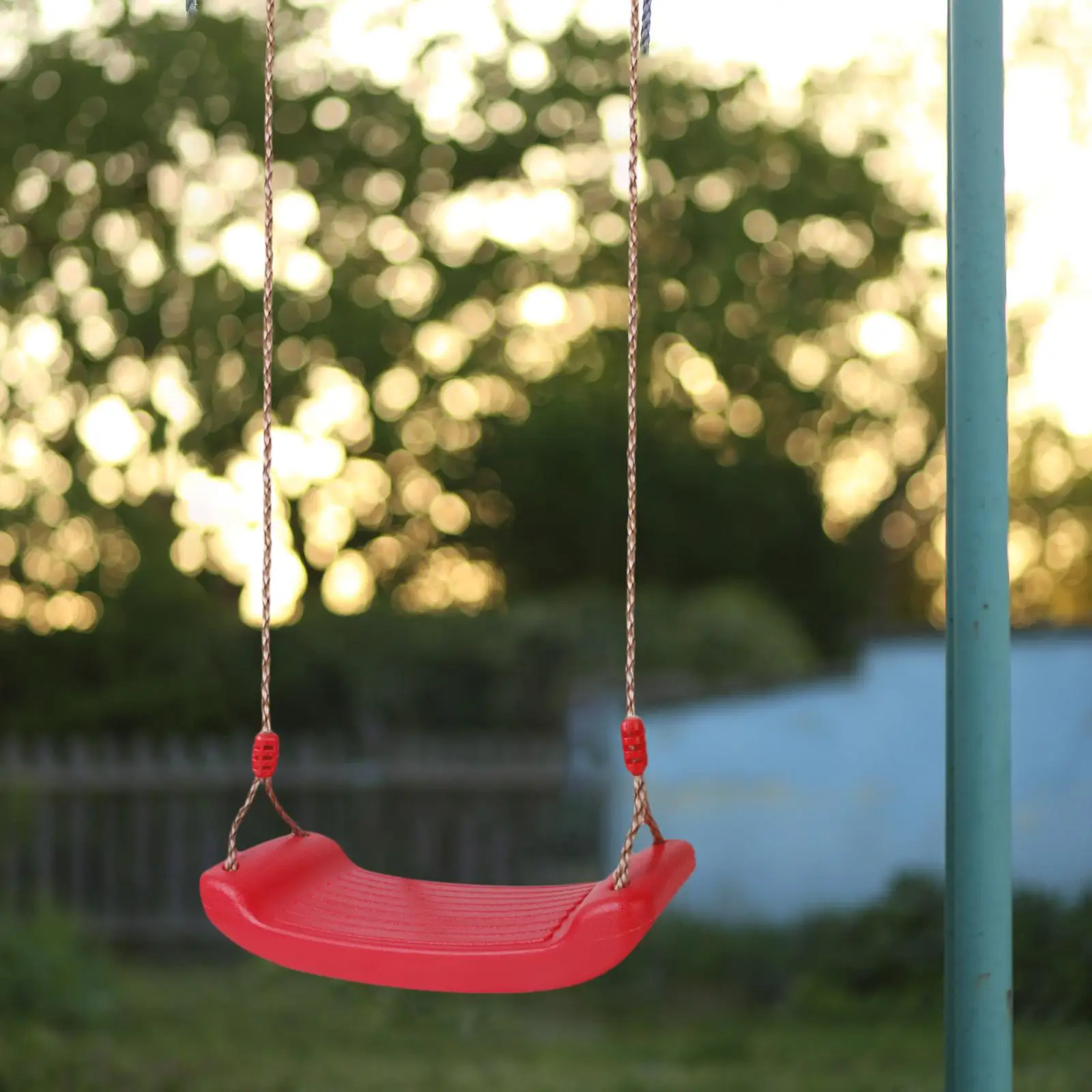 Juego de columpio colgante para patio de juegos, reemplazo para juguetes de actividades para niños, Rojo