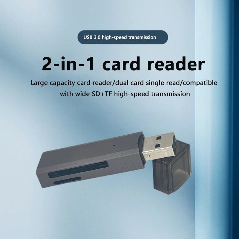 2 In 1 USB Type-C 3.0 2.0 Micro SD TF Card Reader Data Transmission 5Gbps For PC Laptop Phone Card Reader For Mac OS Windows
