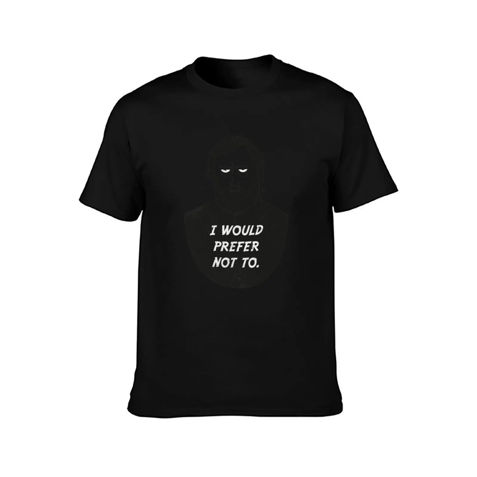 Slavoj Zizek - I would prefer not to T-Shirt Summer Print Short Sleeve Tee T-Shirt