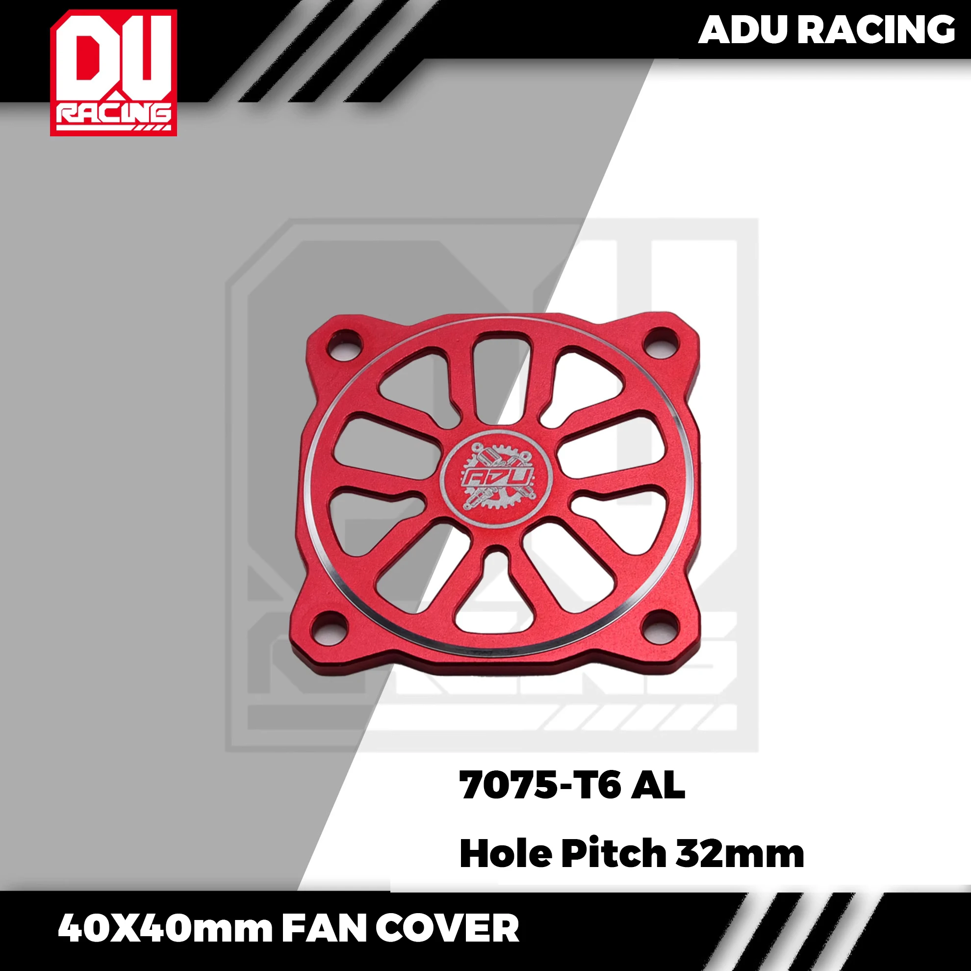 Ady RACING 7075-T6 AL 40mm osłona metalowy ochronny pokrywa wentylatora chłodzenia silnika do zdalnego sterowania sterowanie elektryczne pojazdu