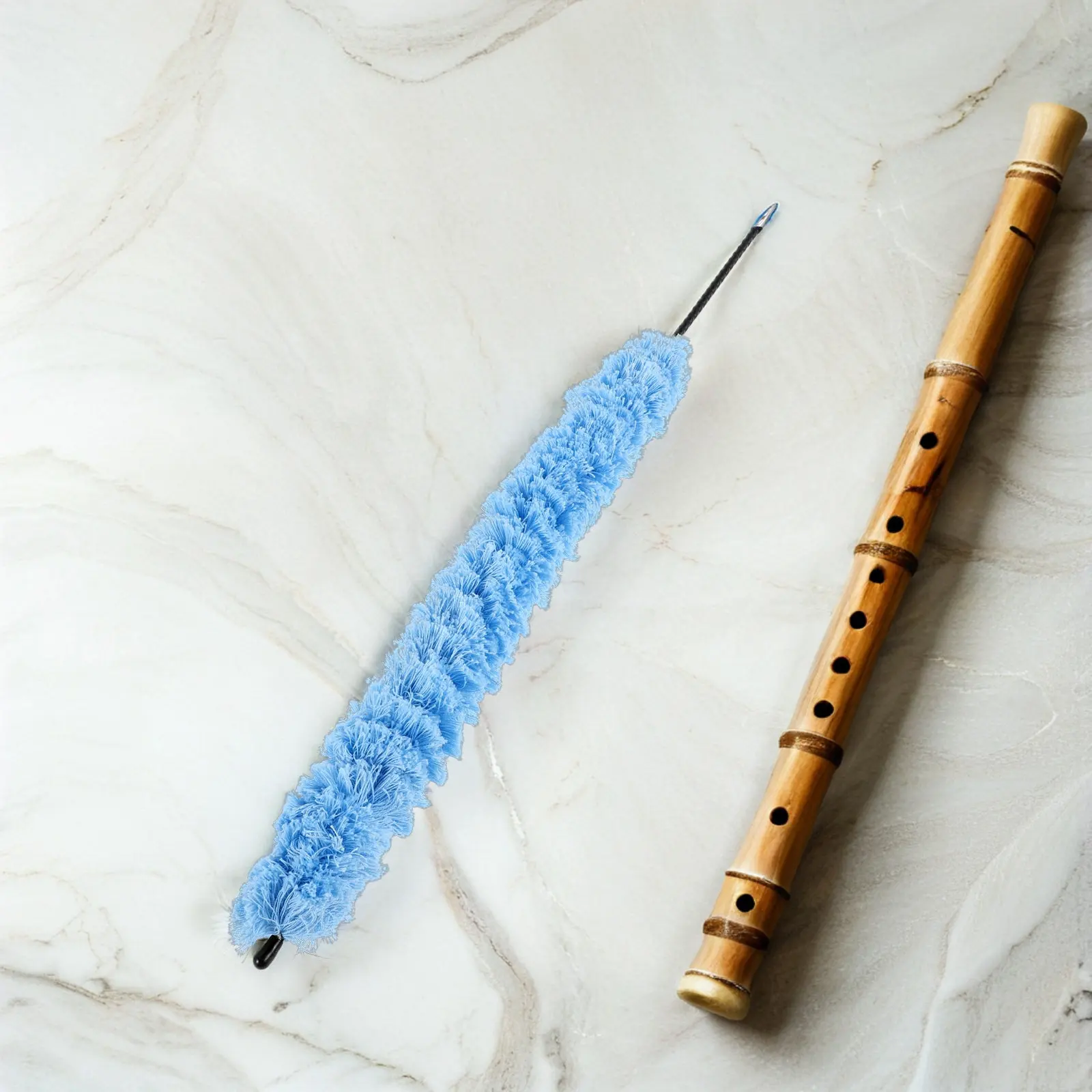 Brosse de nettoyage pour flûte en bois – Outil de nettoyage en profondeur lavable pour instruments à vent et pratique musicale