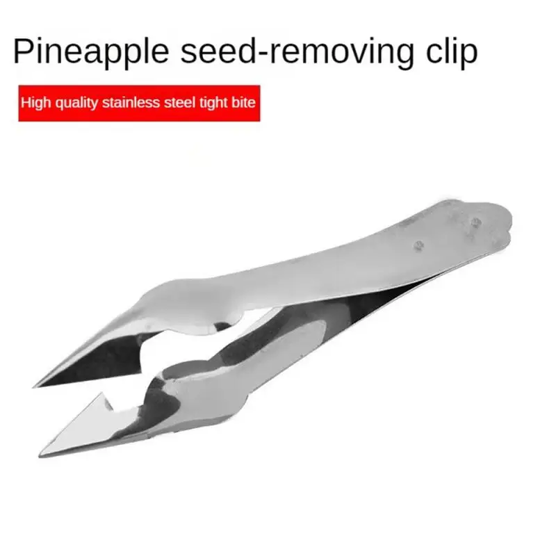 Fruit Peeler Pineapple Corer Slicer Melon Cutter Stainless Steel Strawberry Huller Pineapple Slicer Clips Kitchen Knife Gadgets