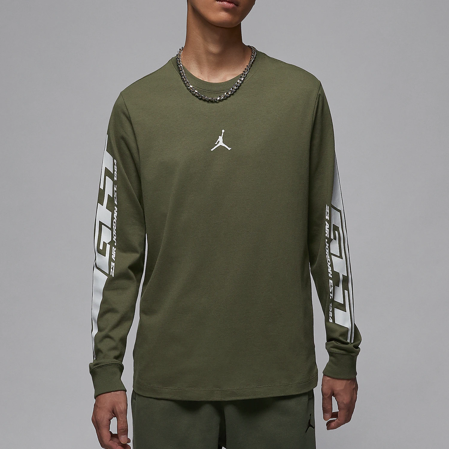 

Nike genuine Jordan MVP Men's Retro Crewneck Long Sleeve FZ1974-222