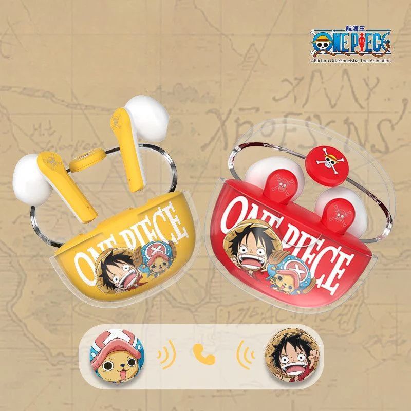 

Anime Figure One Piece Bluetooth Headset Monkey D. Luffy Tony Tony Chopper Wireless Sports Apple Android Universal Headphones