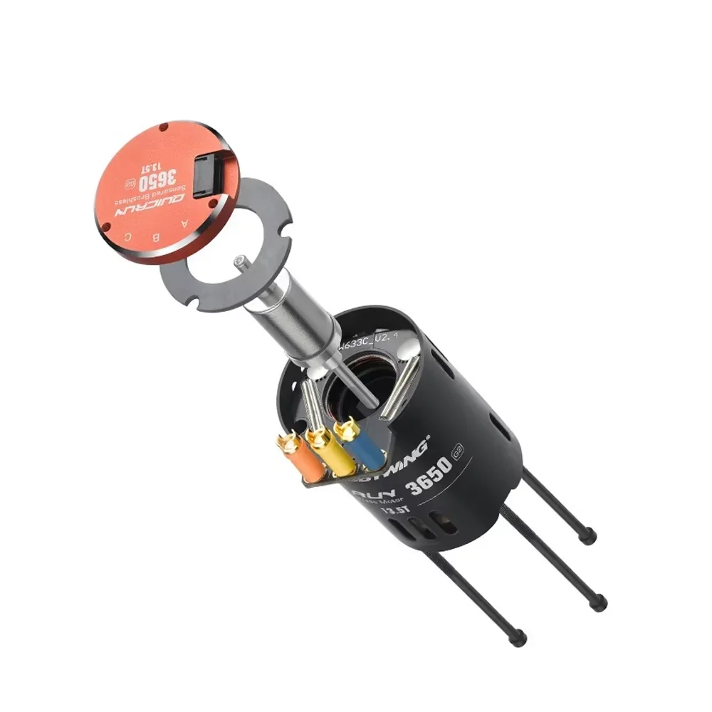 Hobbywing QuicRun 3650SD G2 Brushless Motor 60A 120A ESC, Induction Sensored Combo for 1/10 RC Remote Control Racing Car