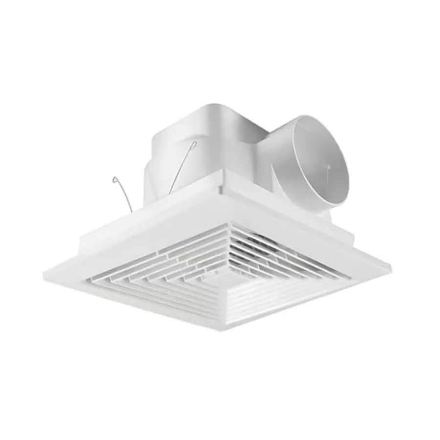 

Bathroom Exhaust Fan for Ceiling, Household Bath Vent Ventilation Fan, 110 CFM, 4-in Duct, 1.0 Sones Quiet Operation, 13W Energ