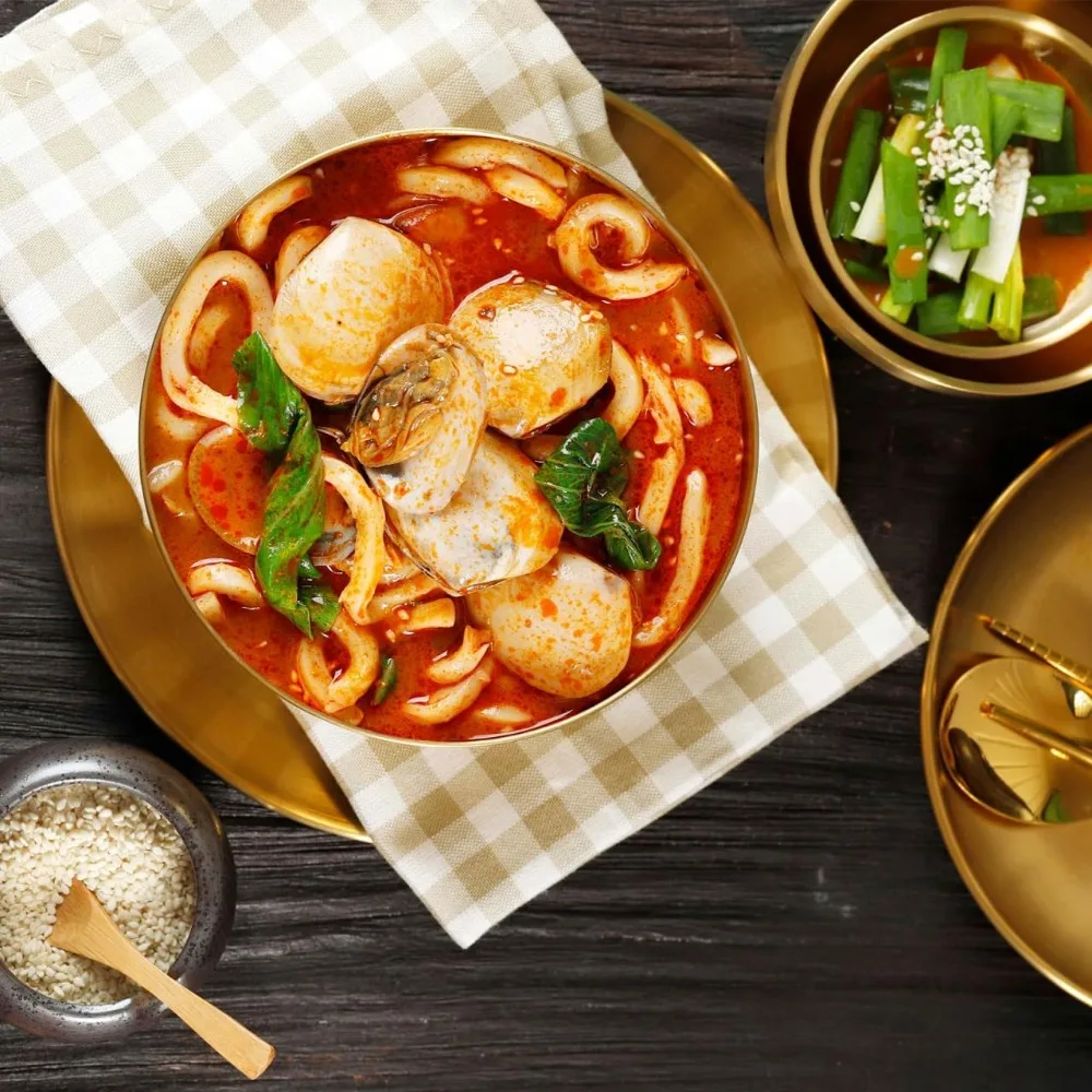 وعاء سلطة ذهبي كوري من الفولاذ المقاوم للصدأ على البخار وعاء البيض المعدني وعاء تزيين السلطة أودون وعاء خلط المعكرونة آمن للاستخدام في غسالة الأطباق 1 قطعة #3